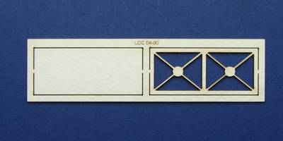 LCC 04-90 OO gauge steel panel for water tank - side